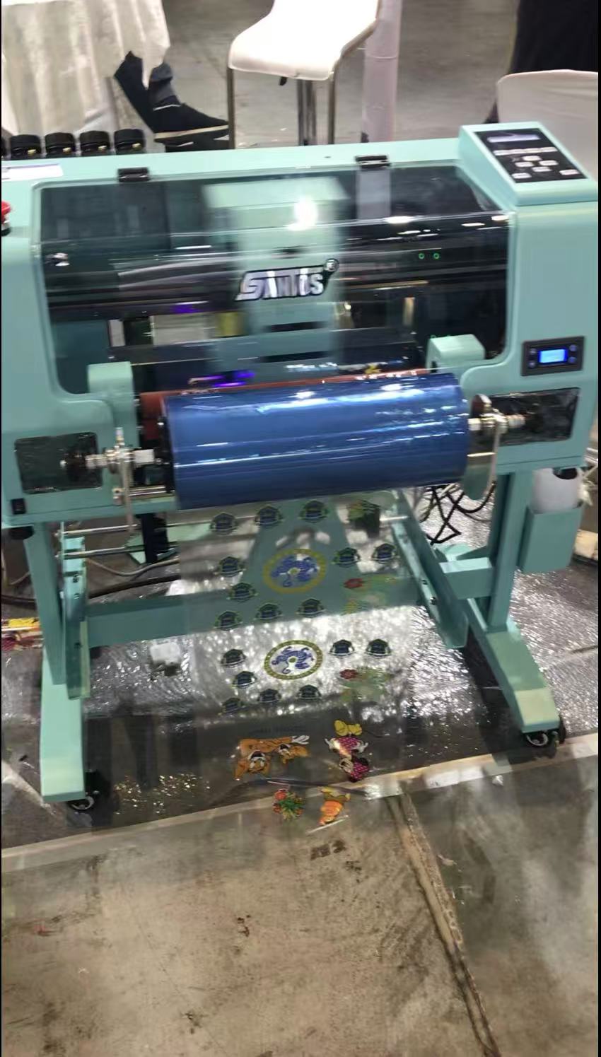 Commercial Uv Printing Machine - Широкоформатный многоцветный двухсторонний УФ-принтер DTF, печатная