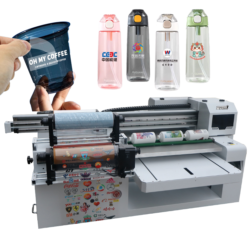 Commercial Uv Printing Machine - 6090 УФ-рулонный планшетный принтер, высокоскоростной автоматический